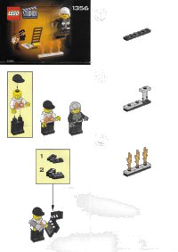 LEGO onderdeel Stuntman Katapult 1356-1