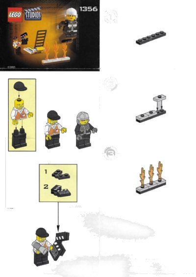LEGO onderdeel Stuntman Katapult (1356-1)