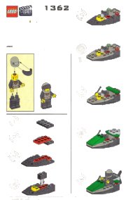 LEGO onderdeel Luchtboot 1362-1