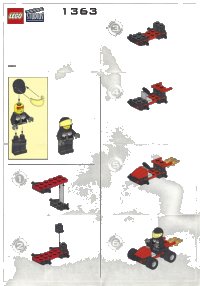 LEGO onderdeel Stunt Gocart 1363-1