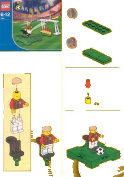 LEGO onderdeel Small Soccer Set 1 polybag (1428-2)