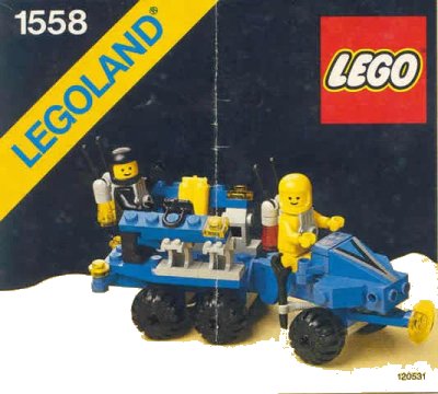 LEGO onderdeel Mobile Command Trailer (1558-1)