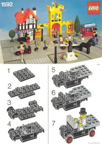 LEGO part Town Square - Castle Scene 1592-1