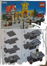LEGO part Town Square - Castle Scene {Dutch Version} 1592-2
