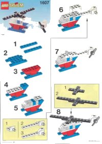 LEGO part Helicopter polybag 1607-1