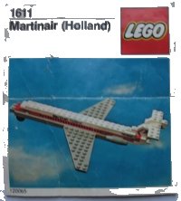 LEGO onderdeel Martinair DC-9 1611-2