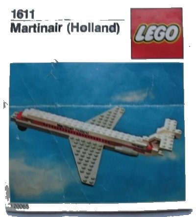 LEGO onderdeel Martinair DC-9 (1611-2)