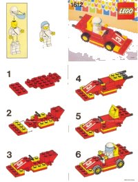 LEGO onderdeel Victory Racer (Race Car) polybag 1612-1