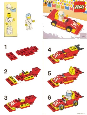 LEGO onderdeel Victory Racer (Race Car) polybag (1612-1)