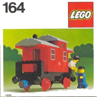 LEGO onderdeel Passenger Wagon (164-1)