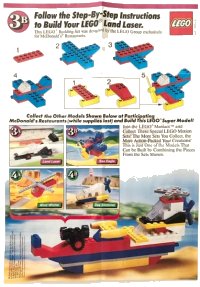 LEGO part Motion 3B, Sea Eagle polybag 1642-1