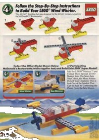 LEGO part Motion 4A, Remous de Vent sac polybag 1644-1