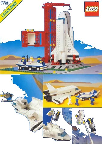LEGO onderdeel Space Shuttle (1682-1)