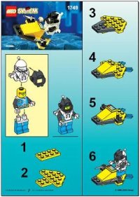 LEGO part Paravane 1749-1