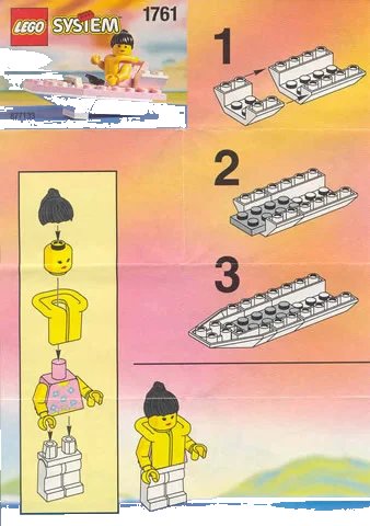 LEGO onderdeel Paradisa Speedboat (1761-1)