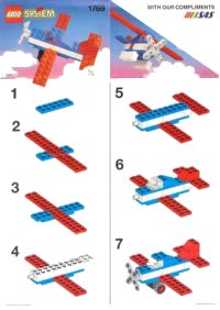 LEGO onderdeel Aircraft polybag 1769-1