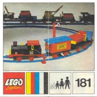 LEGO onderdeel Complete Train Set with Motor, Signals and Switch 181-1