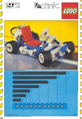 LEGO onderdeel Go-Kart (1972-1)