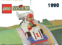 LEGO onderdeel F1 Race Car 1990-1