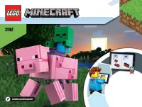 LEGO part BigFig Pig with Baby Zombie 21157-1