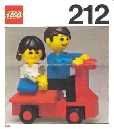 LEGO onderdeel Scooter (212-2)