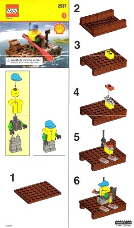 LEGO onderdeel Extreme Team Raft (2537-1)