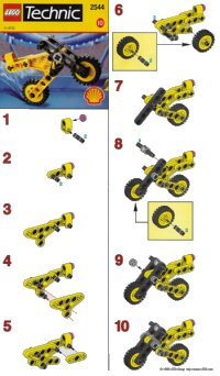 LEGO part Motorcycle 2544-1