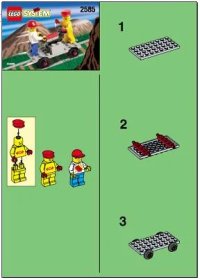 LEGO part Handcar 2585-1