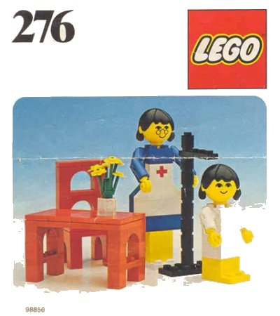 LEGO onderdeel Doctor's Office (276-1)