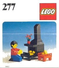 LEGO onderdeel Fireplace 277-1