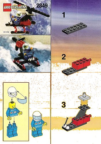 LEGO onderdeel Gyrocopter (2849-1)