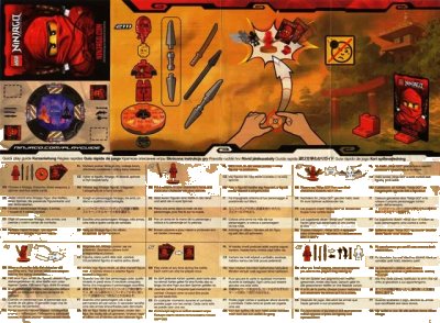 LEGO onderdeel NINJAGO Masters of Spinjitzu Deck #1 Special Edition Card (2855165-99)