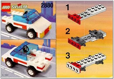 LEGO onderdeel Open-Top Jeep (2880-1)