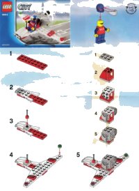 LEGO part Mini Airplane polybag 30012-1
