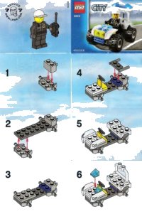 LEGO part Police Quad polybag 30013-1