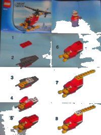 LEGO part Fire Helicopter polybag 30019-1
