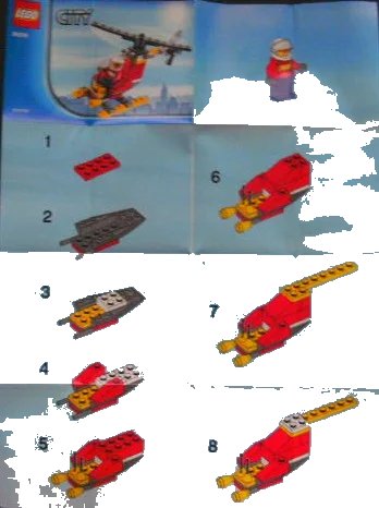 LEGO onderdeel Fire Helicopter polybag (30019-1)