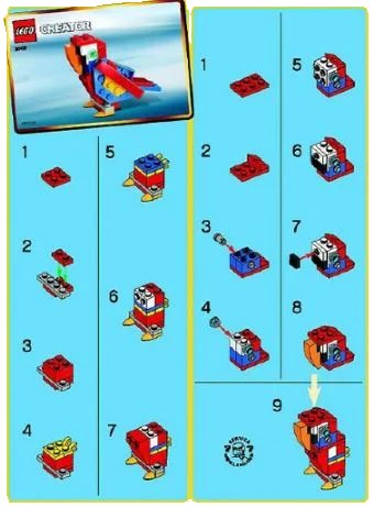 LEGO onderdeel Parrot polybag (30021-1)
