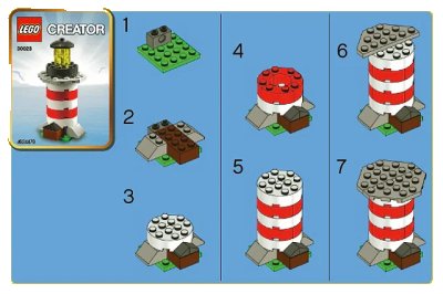 LEGO onderdeel Lighthouse polybag (30023-1)