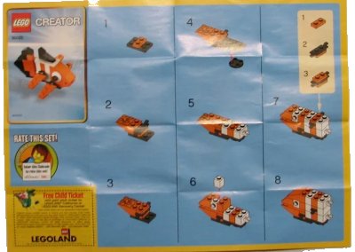 LEGO onderdeel Clown Fish polybag (30025-1)