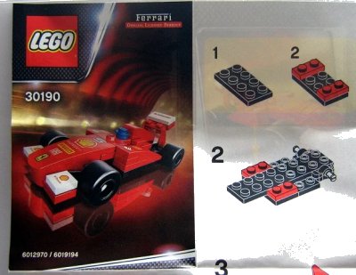 LEGO onderdeel Ferrari 150° Italia polybag (30190-1)