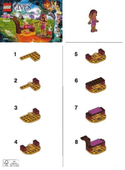 LEGO onderdeel Azari's Magic Fire polybag (30259-1)
