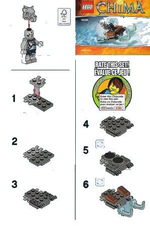 LEGO onderdeel Sykor's Ice Cruiser polybag (30266-1)