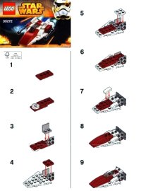 LEGO part A-Wing Starfighter - Mini polybag 30272-1