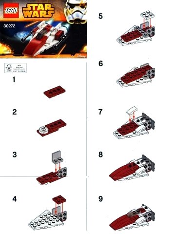 LEGO onderdeel A-Wing Starfighter - Mini polybag (30272-1)