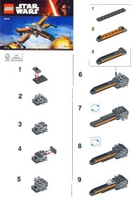LEGO part Poe's X-Wing Fighter - Mini polybag 30278-1