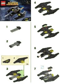 LEGO part Batwing polybag 30301-1