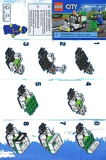 LEGO onderdeel Garbage Truck polybag (30313-1)
