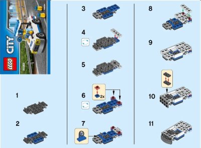 LEGO onderdeel Police Car polybag (30352-1)