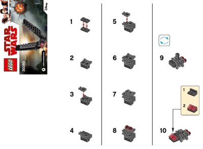 LEGO onderdeel Kylo Ren's Shuttle - Mini polybag (30380-1)